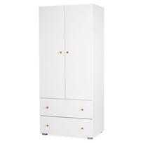 KLUPŚ dviejų durų spinta KAROLINA, White/Pine