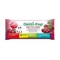 DENTI-POP ledinukas su 12 vitaminų ir 2 mineralais, vyšnių skonio, 6 g, DEN-583