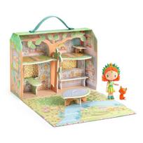 DJECO TINYLY figūrėlės Sylvia ir Fox ir namelis miške, DJ06966