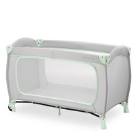 HAUCK lovelė-maniežas SLEEP N PLAY GO PLUS, Dusty mint, 600887