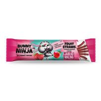 BUNNY NINJA obuolių ir aviečių skonio šiaudeliai, 16 g, BN-202