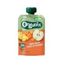 ORGANIX EKO RTE tyrė su obuoliai, saldžia bulve ir ananasais, 12 mėn., 100 g., 119617