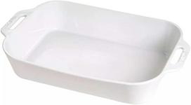 Staub Rectangular Dish Ceramic, white, 34x24cm