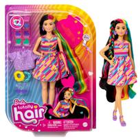 BARBIE Totaly Hair lėlė azijietė, HCM90