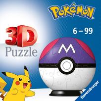 RAVENSBURGER 3D dėlionė Pokemon Master Ball, 54d., 11564