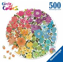 RAVENSBURGER dėlionė Circle of colors-Flowers, 500d., 17167