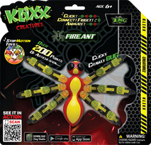 ZING KLIXX CREATUREZ skruzdėlė su besilankstančiom kojom,  KX120