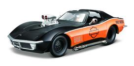 MAISTO DIE CAST 1:24 auto modelis H-D 1970 Chevrolet Corvette, 32193