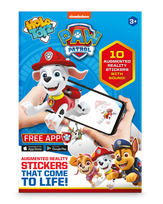 PAW PATROL lipdukų rinkinys, 10 vnt., HTPPST100
