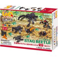 LaQ Mini konstruktorius Japoniškas Insect World Stag Beetle 175vnt., L7186