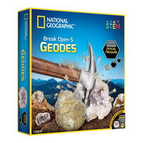 NATIONAL GEOGRAPHIC rinkinys Break Your Own Geode, RTNGGEO5