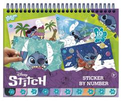 TOTUM DISNEY STITCH kūrybinis rinkinys Sticker by number pad, 700123