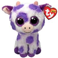 TY Beanie Boos pliušinis žaislas violetinė karvė ETHEL, 15 cm, TY37345