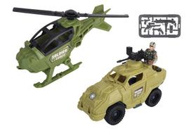 SOLDIER FORCE karinis žaidimų rinkinys su transportu ir sraigtasparniu, 545182
