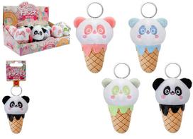 CANDY WORLD pliušinis žaislas Panda Ice Cream 10cm., asort, 453465