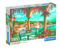 CLEMENTONI dėlionė vaizdas į Komo ežerą iš balkono, 1000 det., 39930