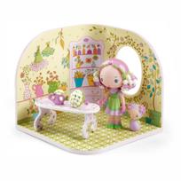DJECO TINYLY Rosalie figūrėlė ir mažytė gėlių parduotuvė, DJ06954