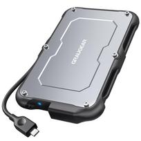 GRAUGEAR G-2502-C-10G storage drive enclosure HDD/SSD enclosure Black, Steel 2.5