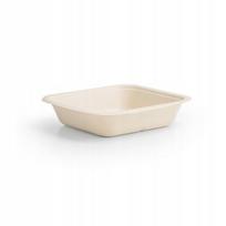 Vienkartinės maisto išsinešimui dėžutės natūralios 19,5x18x4 650ml "4" 50 vnt., Vienkartinės maisto išsinešimui dėžutės natūralios 19,5x18x4 650ml "4" 50 vnt.