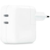 Laidinis įkroviklis Apple MKU63ZM/A 35W 2xUSB-C baltos spalvos