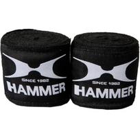 Elastiniai bokso bintai Hammer Boxbandage, juodi
