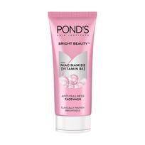 POND'S Bright Beauty veido prausiklis 100g nepriekaištingam švytėjimui, bakterijų šalinimui ir skaidriai, spindinčiai odai, švelnus putojantis valiklis