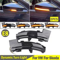 Šoninio veidrodėlio posūkio signalo LED dinaminis posūkių rodiklis, skirtas VW T-roc Troc T-cross, Skoda Octavia Mk3 5E 2013-2018