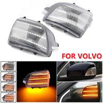 2 vnt. LED dinamiški šoninio veidrodėlio posūkio signalo mirksėjimo žibintai, sekvencinis indikatorius, skirtas Volvo XC70 III 2008-2016 XC90 2007-2014