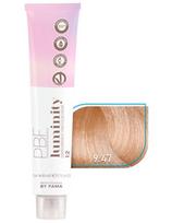 By Fama pusiau ilgalaikiai plaukų dažai be amoniako By Fama Luminity 9.47 very light cognac blonde 80ml