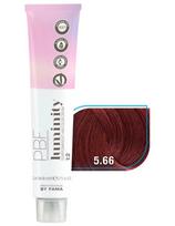 By Fama pusiau ilgalaikiai plaukų dažai be amoniako By Fama Luminity 5.66 light chestnut red 80ml