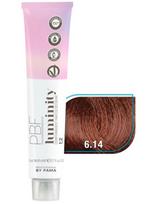 By Fama pusiau ilgalaikiai plaukų dažai be amoniako By Fama Luminity 6.14 dark blond copper 80ml