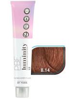By Fama pusiau ilgalaikiai plaukų dažai be amoniako By Fama Luminity 8.14 light blond copper 80ml