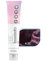 By Fama pusiau ilgalaikiai plaukų dažai be amoniako By Fama Luminity 4.22 medium chest violet 80ml