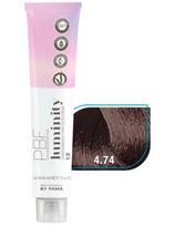 By Fama pusiau ilgalaikiai plaukų dažai be amoniako By Fama Luminity 4.74 chocolate 80ml