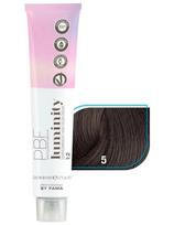 By Fama pusiau ilgalaikiai plaukų dažai be amoniako By Fama Luminity 5 light chestnut 80ml