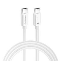 USB kabelis Forcell (C339) "USB-C (Type-C) to USB-C (Type-C)" (100W 5A) baltas 2M