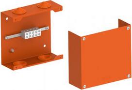 Fire resistant metal box KPK 200 E90 IP40 190x203x75mm with terminals 1,5-10mm² KPK 200_PO10 | 8595568942272