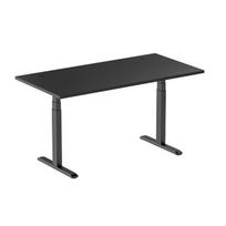Reguliuojamo aukščio stalas Up Up Thor M, 120x75 cm, juoda