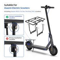 Juoda Sulankstoma Galinė Sandėliavimo Lentyna Tinka Xiaomi M365/Pro/PRO2/1S/MI 3 Motoroleriui Galinė Lentyna Kompaktiškas Dizainas Lengvas Papildoma Talpa juoda