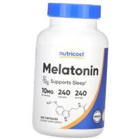 Melatoninas kapsulėmis, Melatonin 10, Nutricost  240 kapsulių (72647029) 240caps