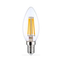 Visional LED kaitrinė lemputė E14, C35, 4W, 520lm, 3000K, 360°