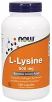 L-Lysine, 500mg - 250 vcaps - NOW Foods