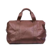CHILDHOME DIDELIS MAMOS REIKMENŲ KREPŠYS MOMMY BAG, SIGNATURE - VEGAN LEATHER - DARK BROWN