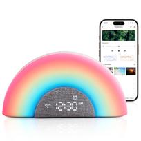 MOMCOZY BALTOJO TRIUKŠMO APARATAS ŽADINTUVAS DREAMSYNC™ SU VAIVORYKŠTĖS ŠVIESA, GREY