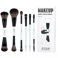 JESSUP_SET Šešių makiažo šepetėlių rinkinys T501