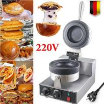 220V Mėsainių gaminimo aparatas Burgerių presas Sumuštinių gaminimo aparatas 1200W Galingas Panini presas Vaflių gaminimo aparatas 250 x 380 x 280 mm juoda