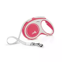 Flexi New Comfort Juosta S - 5m iki 15kg - Raudona