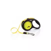 Flexi New Classic Neon M juosta 5m - 25kg - Geltona