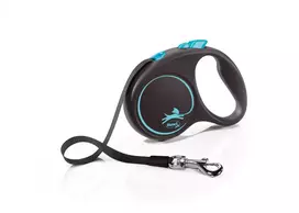 Flexi Black design Juosta S - 5m iki 50kg - Mėlyna