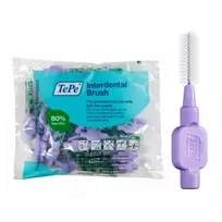 Tarpdančių šepetėliai TePe Interdental Brush Extra Soft, 1,1 mm (5), šviesiai violetiniai, 25 vnt.